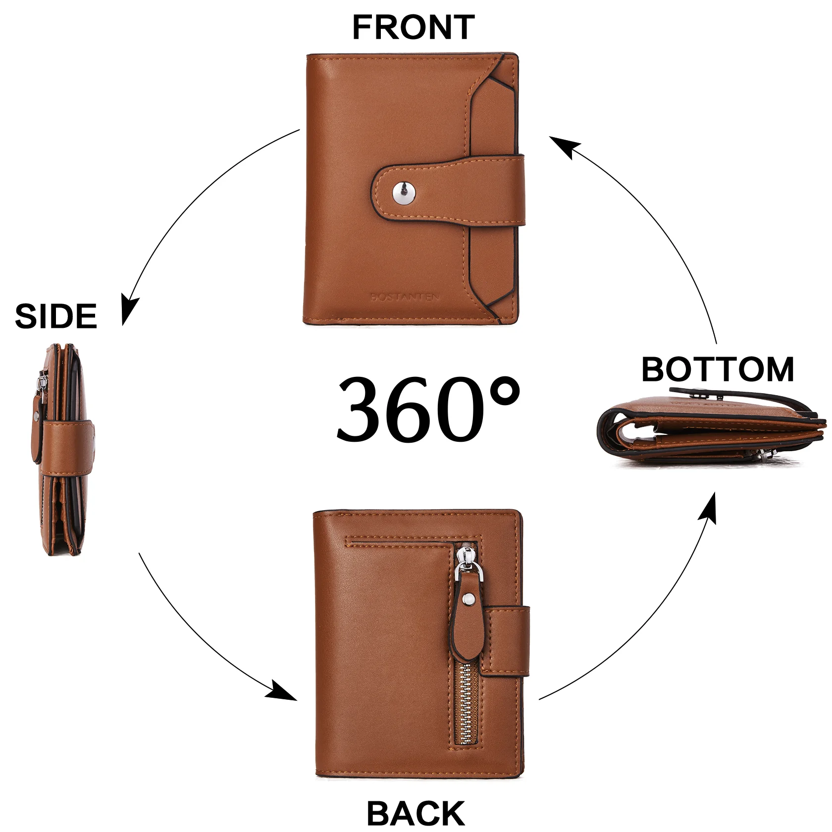 Lnna Hand Tooled Leather Wallet - Genuine Leather - Image 83