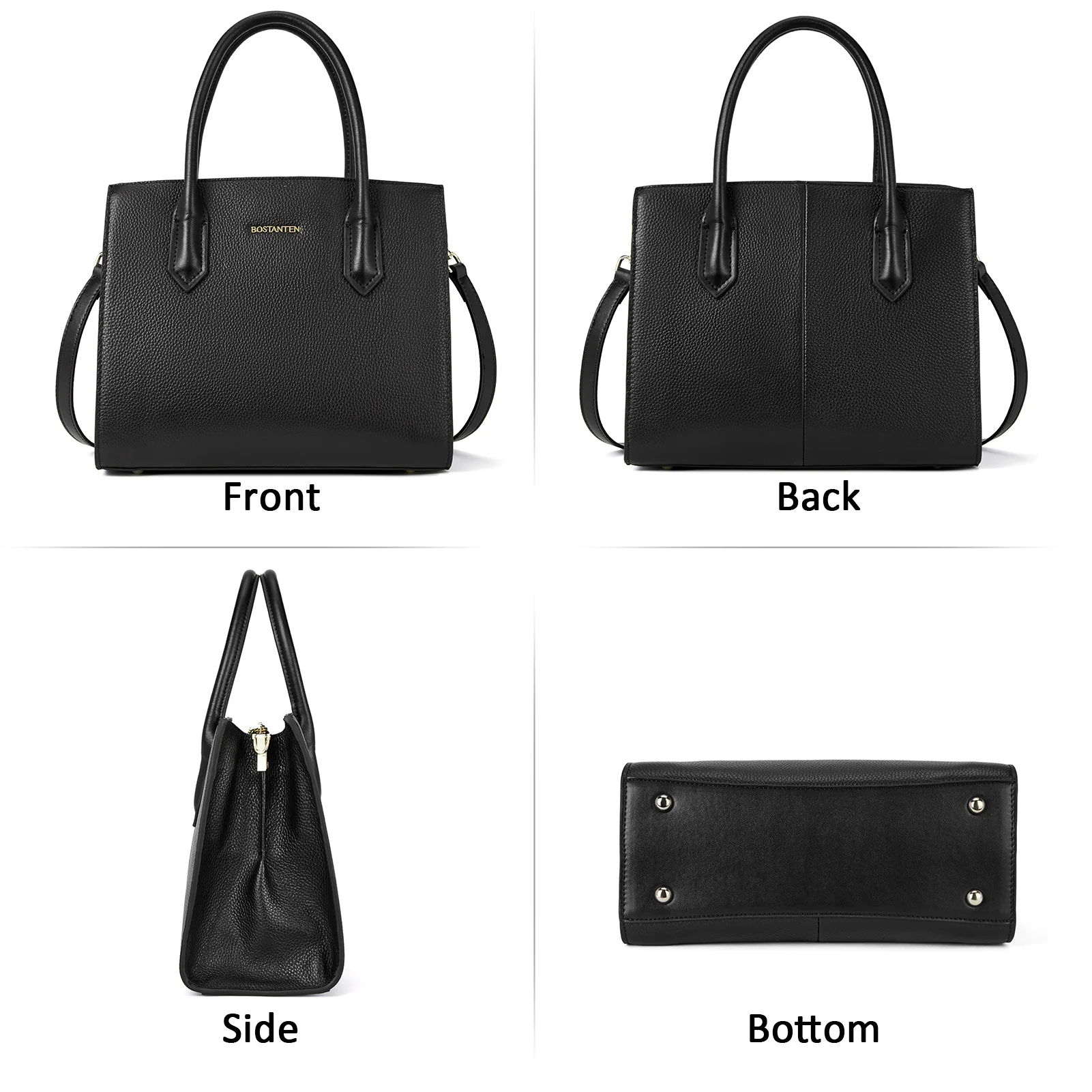 Machk Genuine Leather Tote Bag  — Handle Shoulder - Image 5