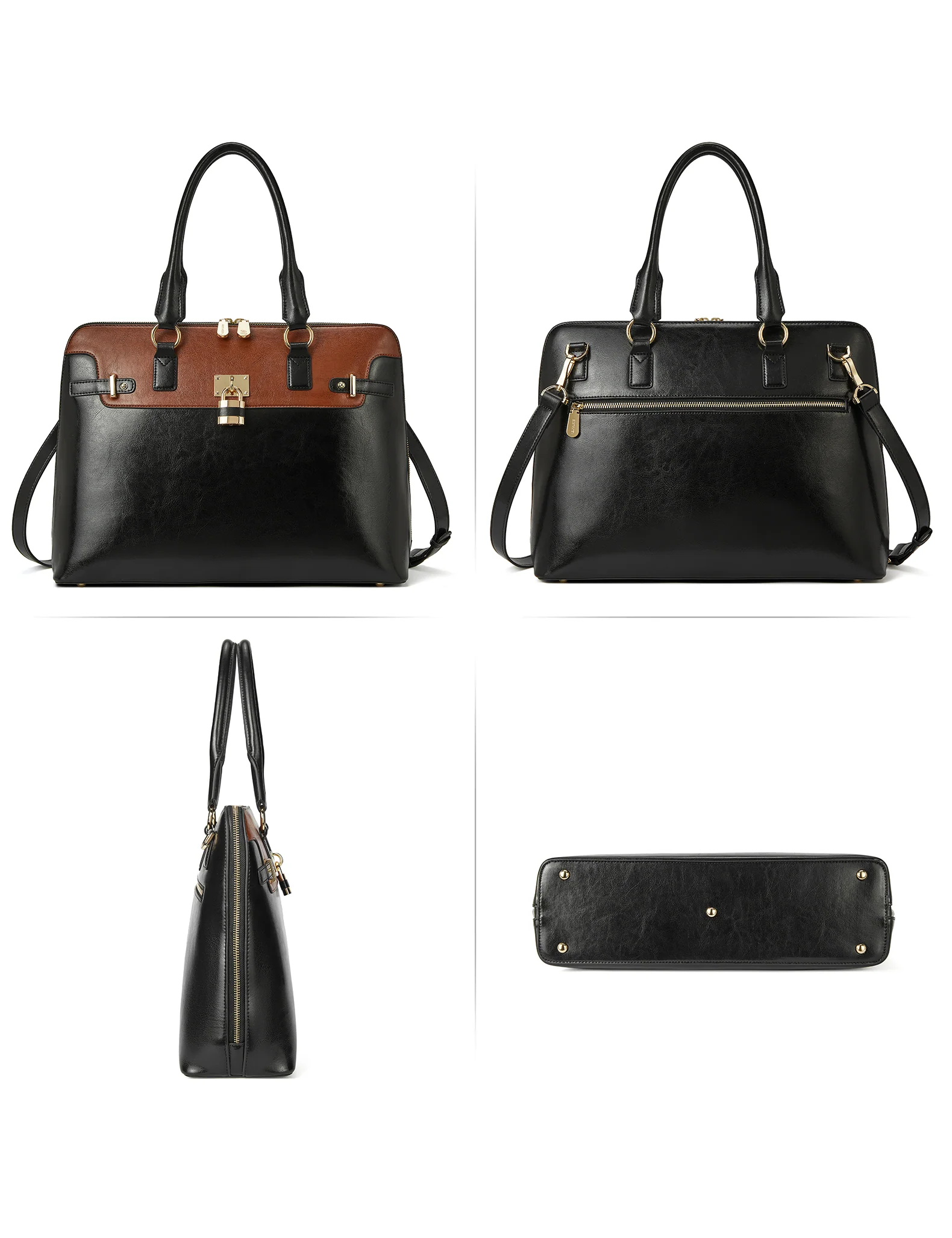 Machk Vintage Style Leather Briefcase — Ultimate Elegance - Image 6