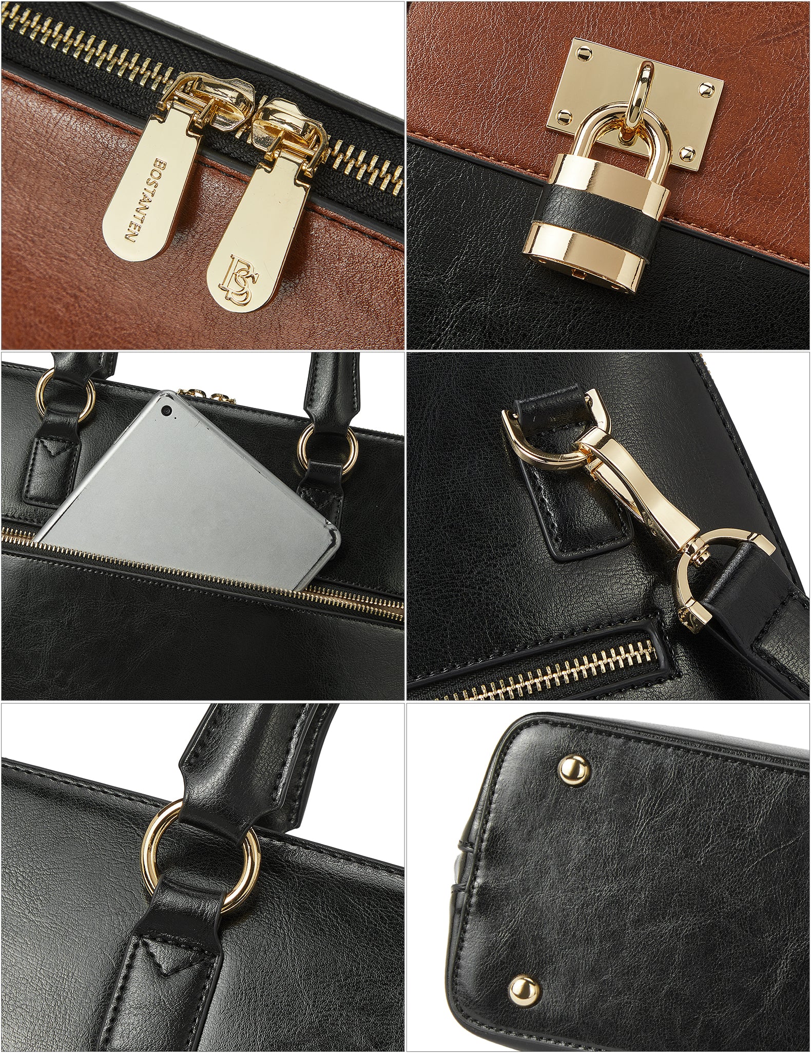 Machk Vintage Style Leather Briefcase — Ultimate Elegance - Image 7
