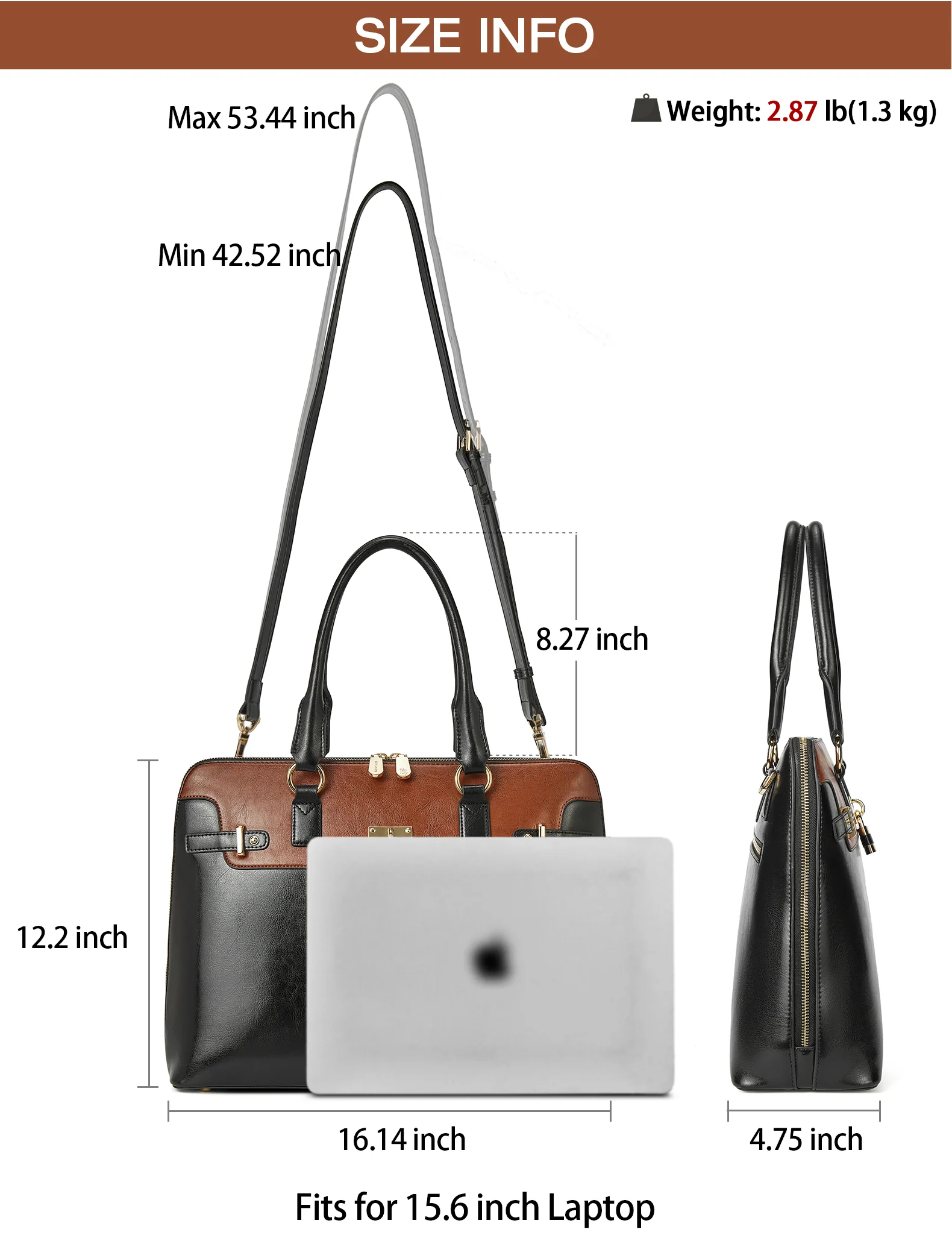 Machk Vintage Style Leather Briefcase — Ultimate Elegance - Image 9