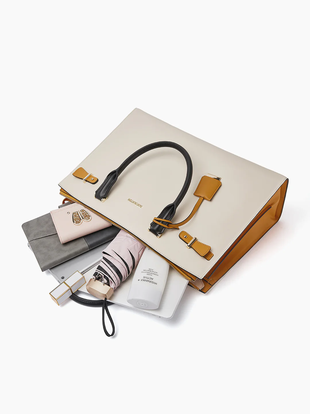 Mizuki Classic Leather Briefcase - Image 11