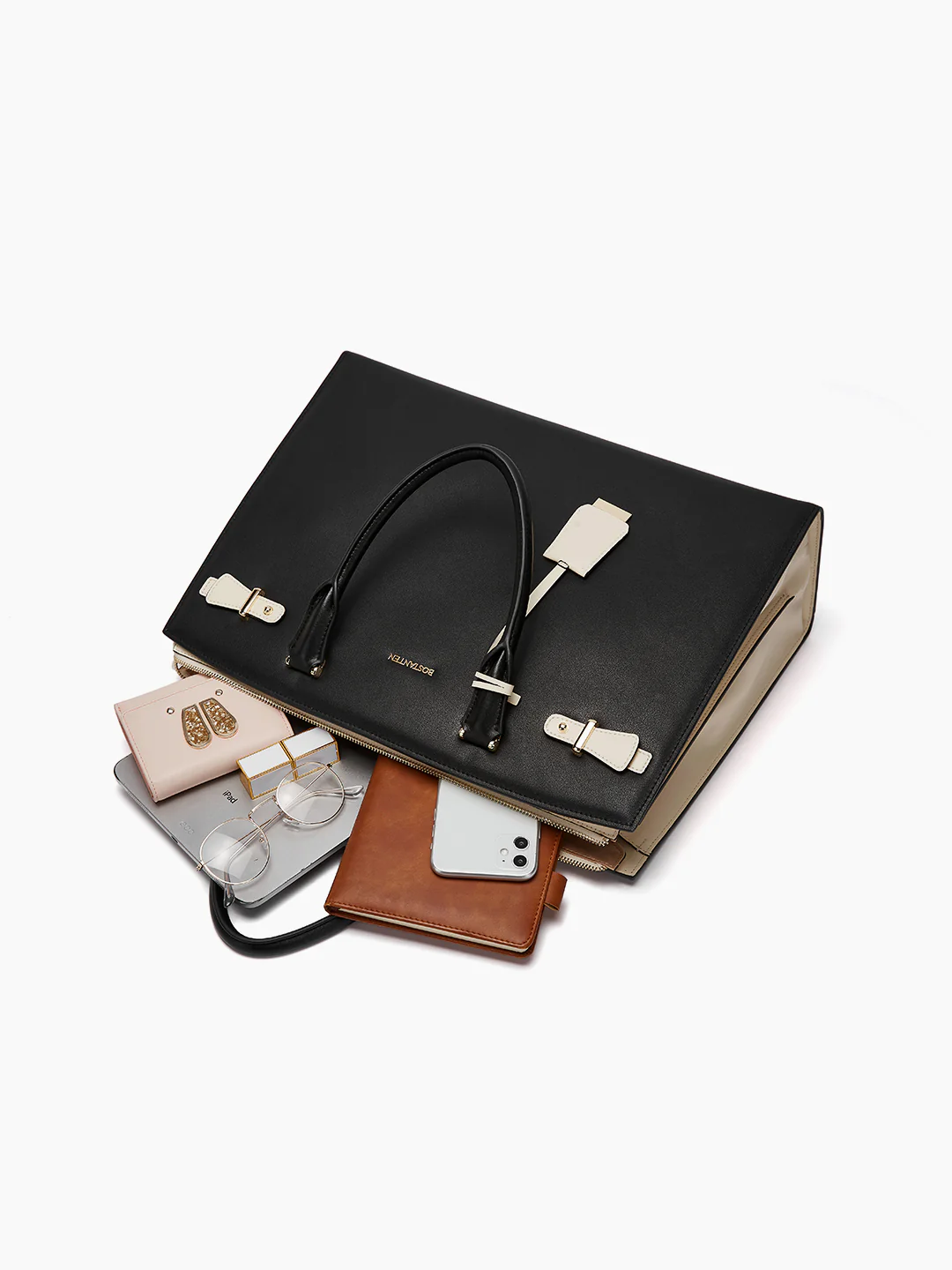Mizuki Classic Leather Briefcase - Image 21