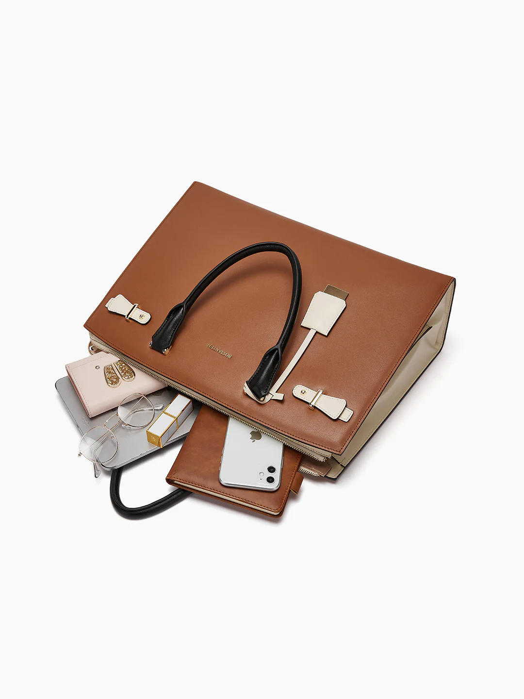 Mizuki Classic Leather Briefcase - Image 32