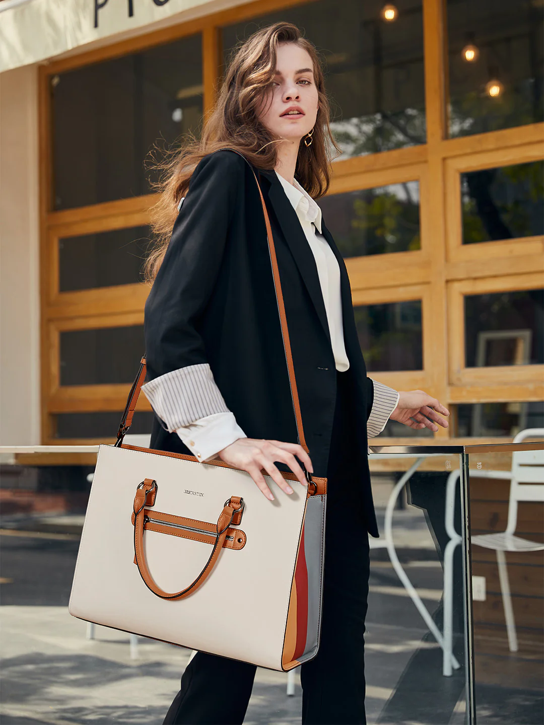 Mizuki Luxury Briefcase 16'' Work Tote - Image 9