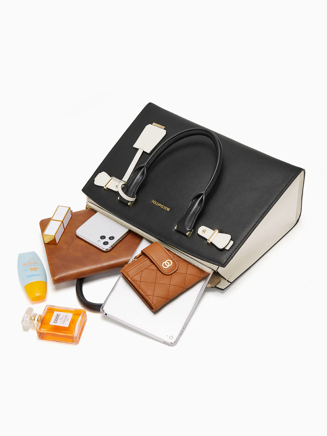 Mizuki Medium Leather Tote 13'' - Image 23
