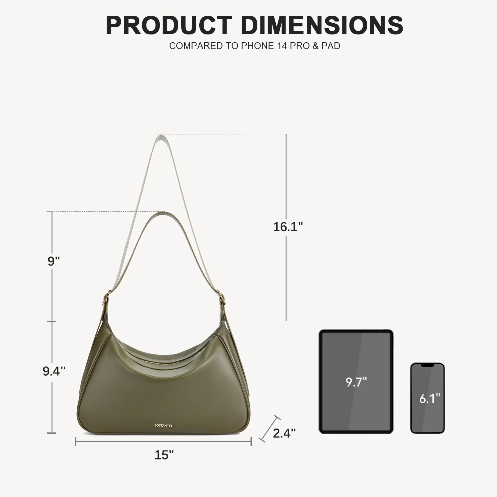 MORAVA Trendy Vegan Leather Hobo Bags - Image 28