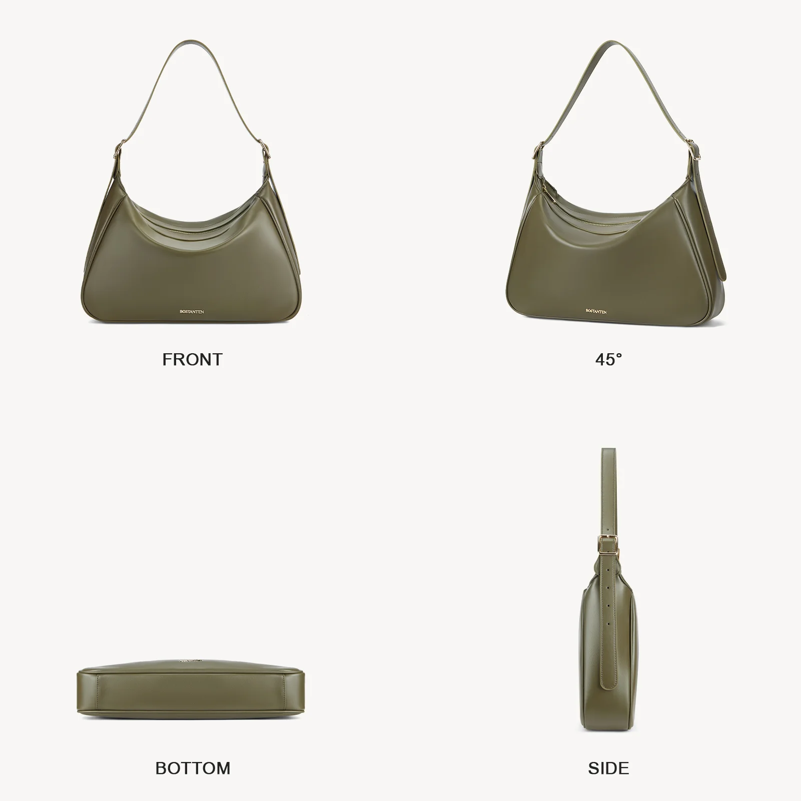 MORAVA Trendy Vegan Leather Hobo Bags - Image 29