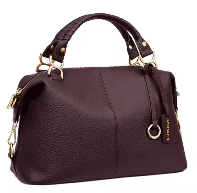 Nevin Genuine Leather Boston Handbag - Image 43