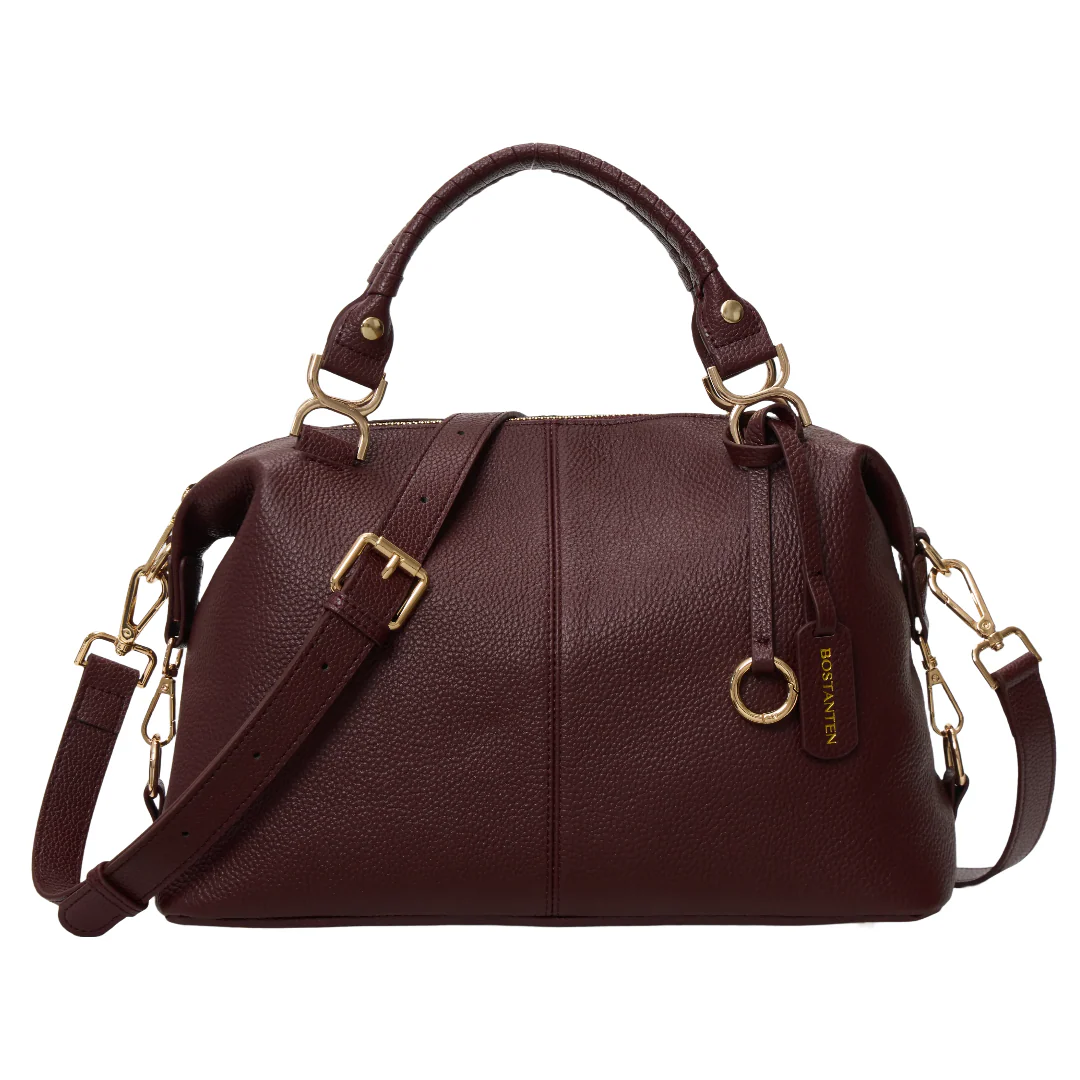 Nevin Genuine Leather Boston Handbag - Image 44