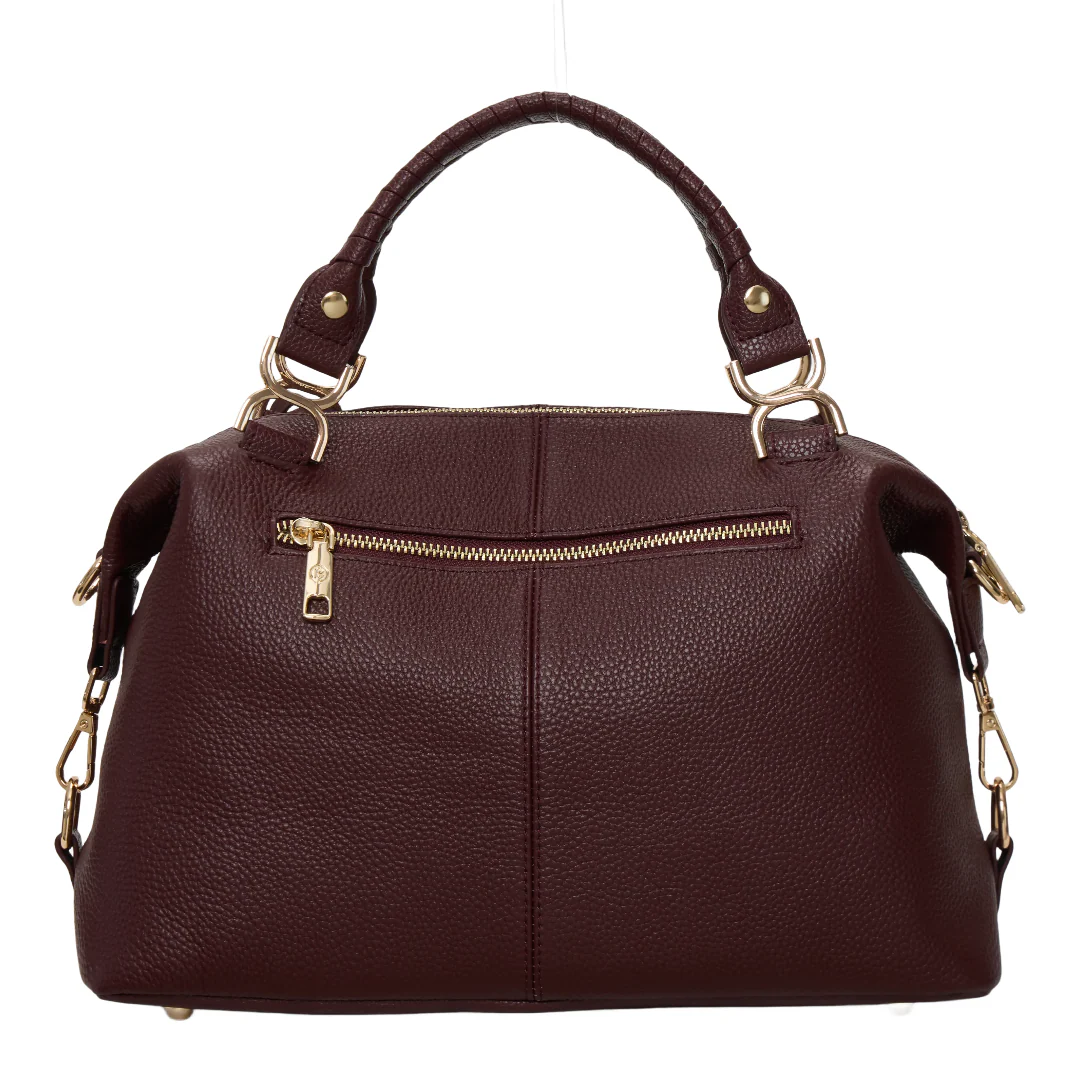 Nevin Genuine Leather Boston Handbag - Image 45
