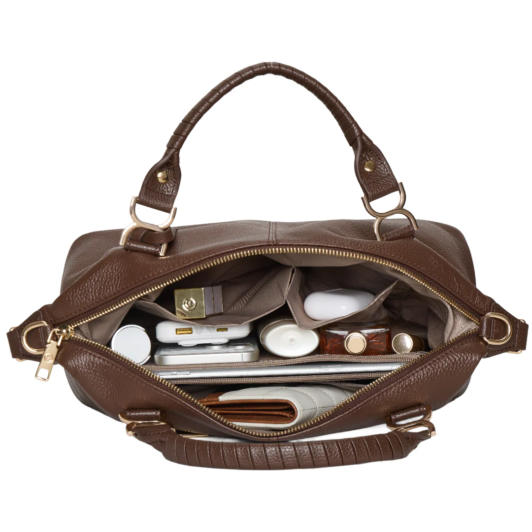 Nevin Genuine Leather Boston Handbag - Image 57