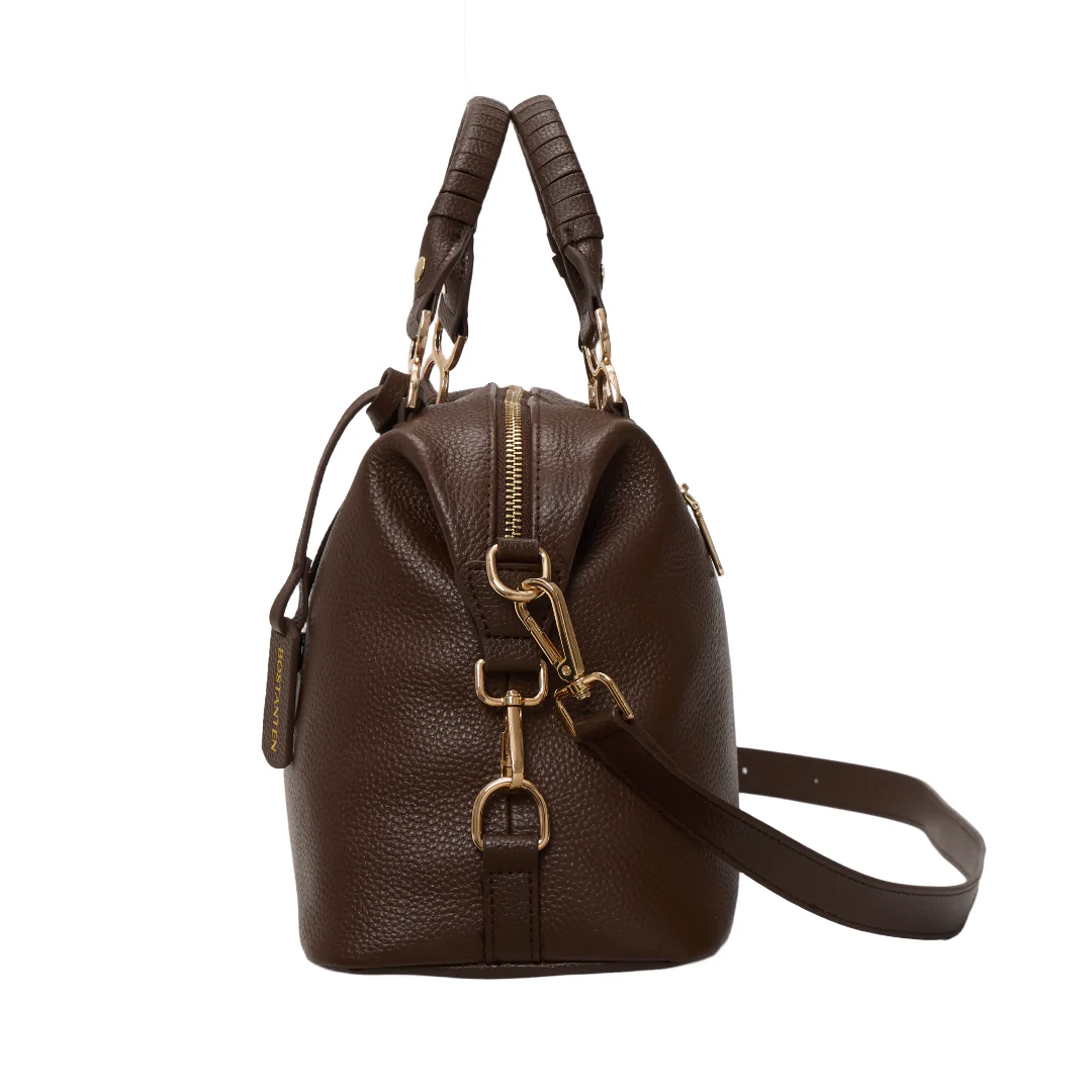 Nevin Genuine Leather Boston Handbag - Image 58