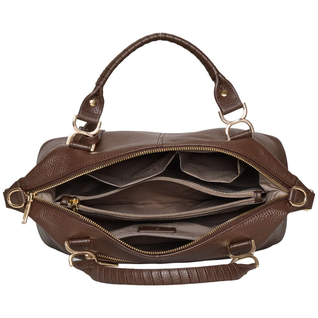 Nevin Genuine Leather Boston Handbag - Image 64