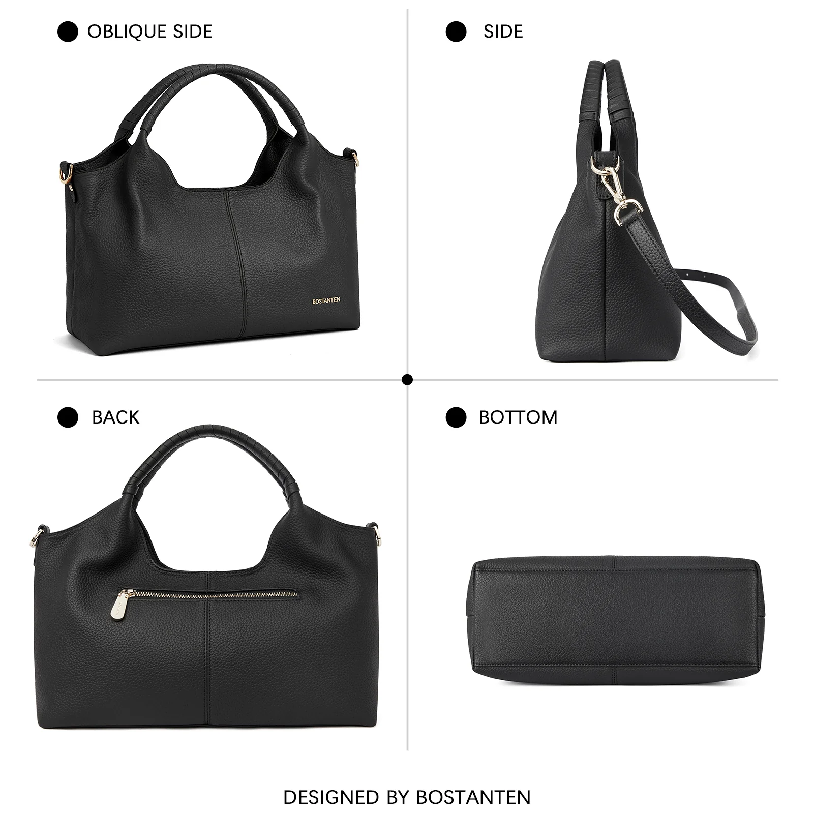 Nevin Genuine Leather Satchel Tote - Image 32