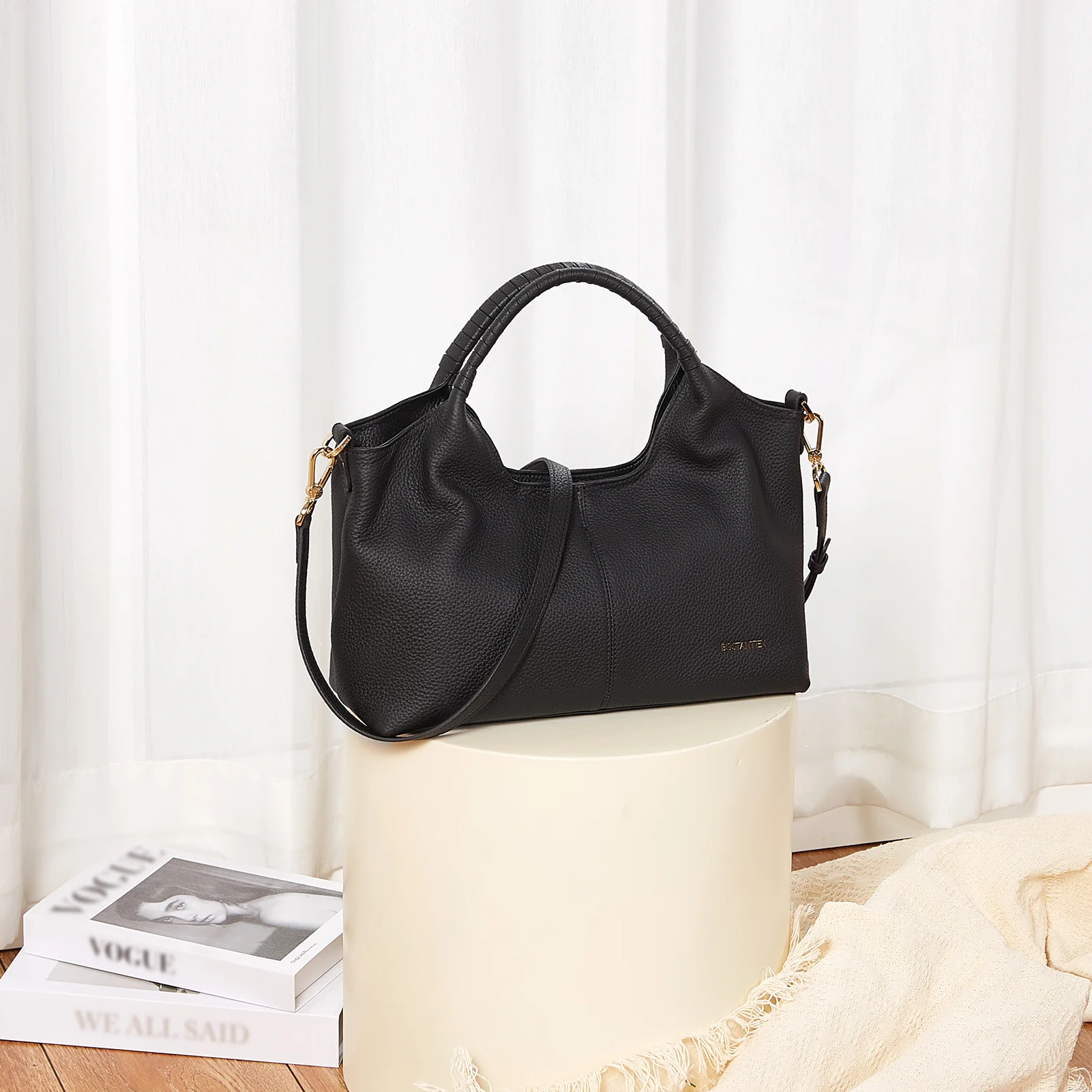 Nevin Genuine Leather Satchel Tote - Image 33