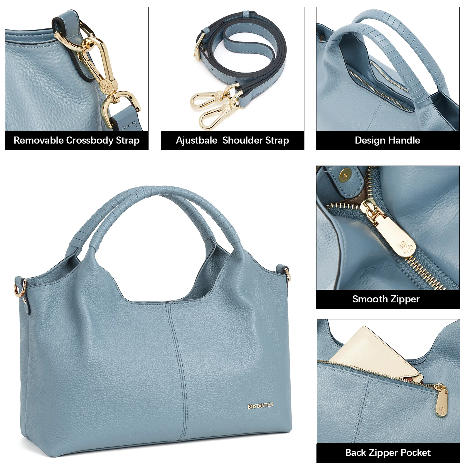Nevin Genuine Leather Satchel Tote - Image 39