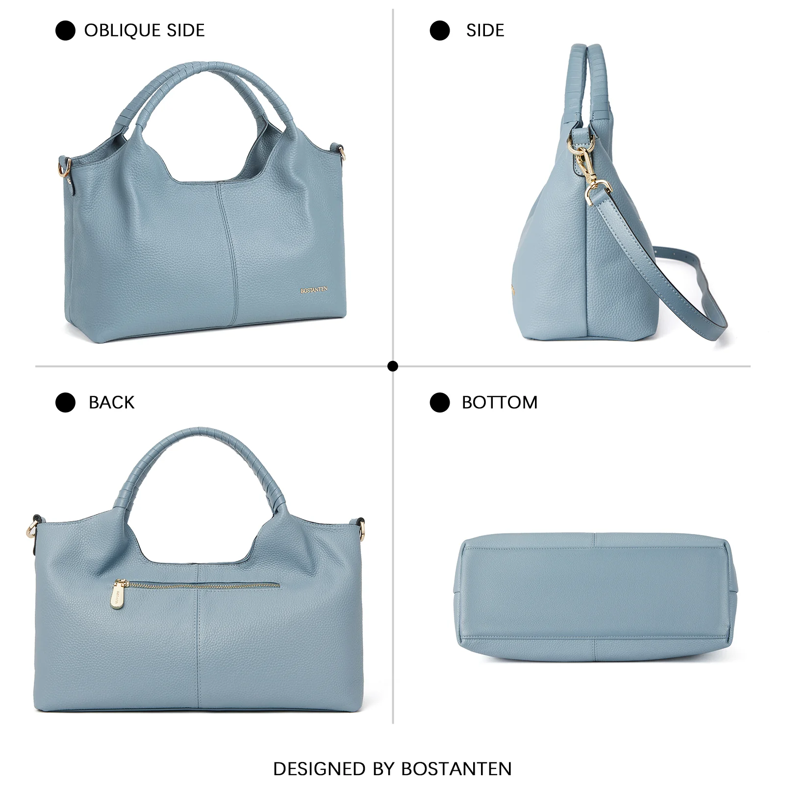 Nevin Genuine Leather Satchel Tote - Image 41