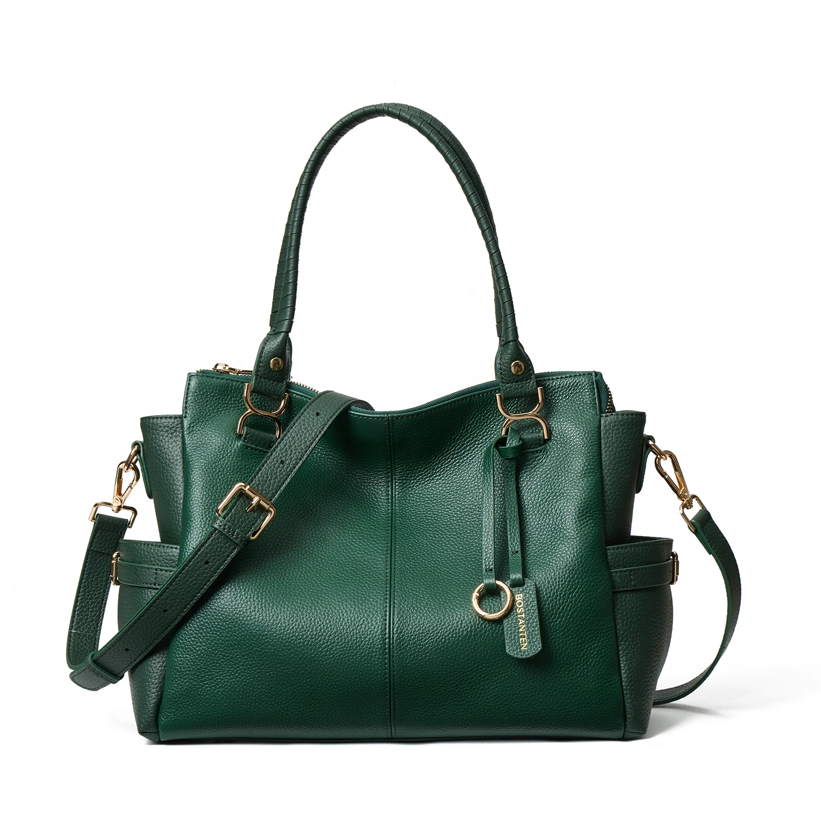 Nevin Genuine Pebbled Leather Everyday Carryall Tote - Image 22