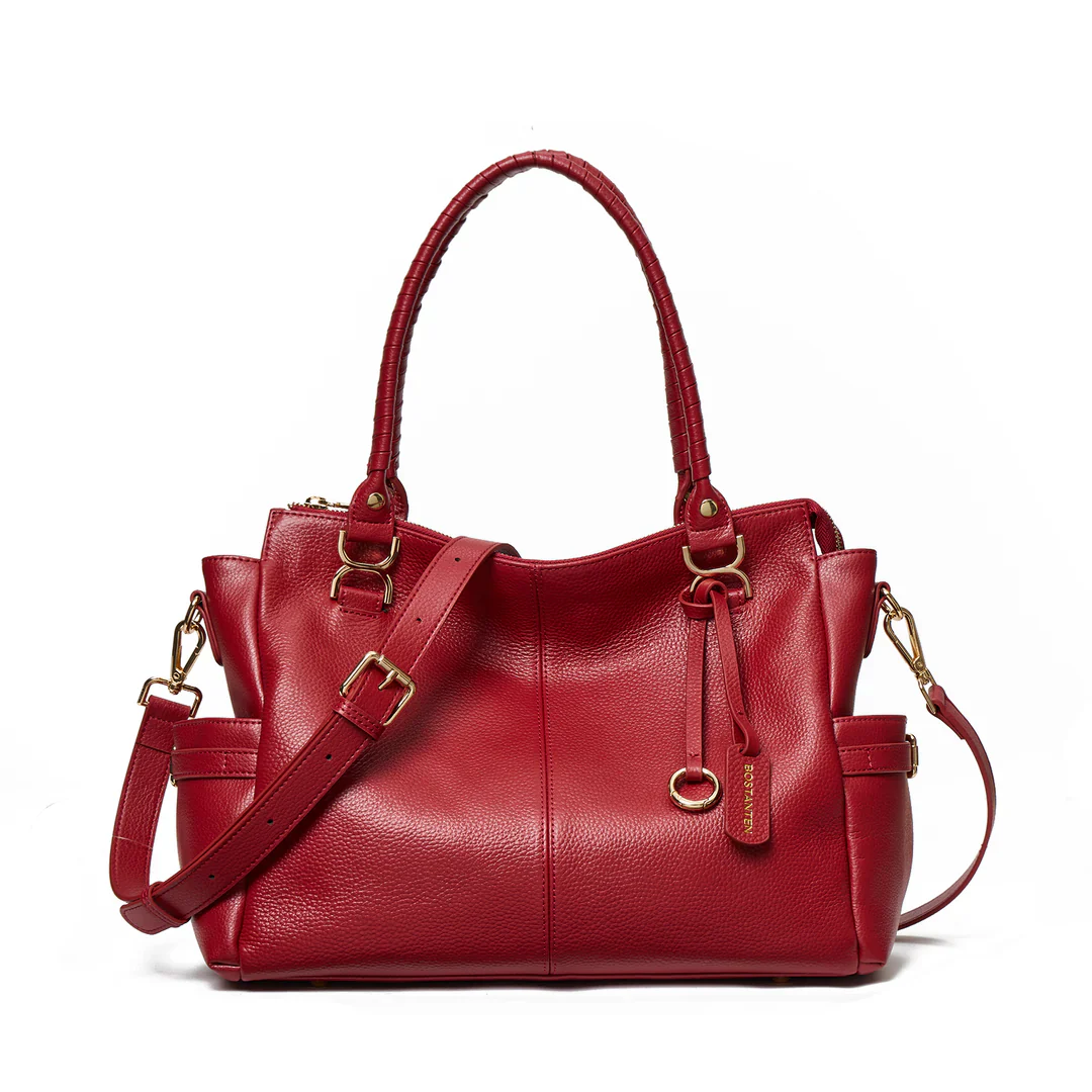 Nevin Genuine Pebbled Leather Everyday Carryall Tote - Image 40