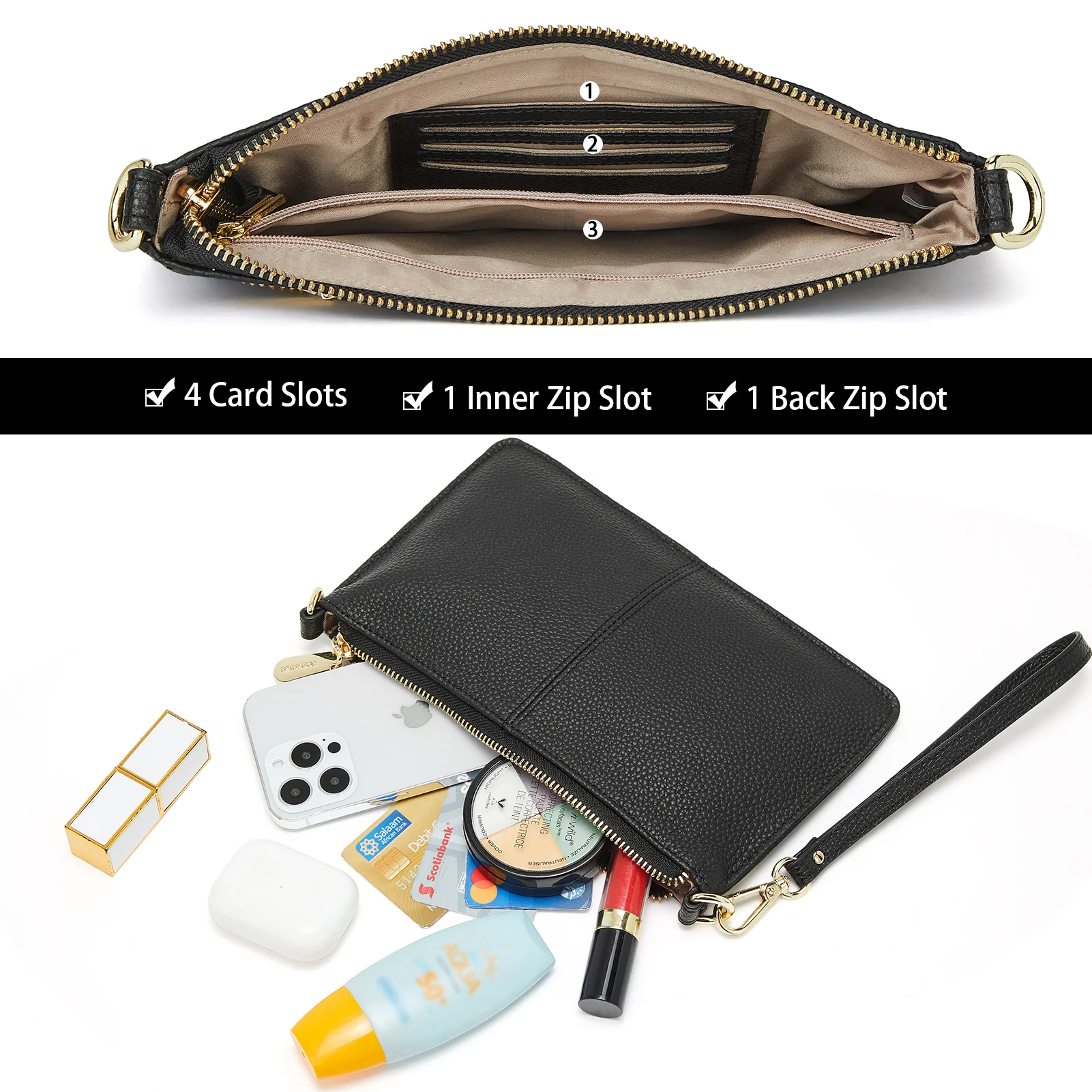 Nola Chic and Convenient - The Wristlet Clutch Purse - Image 29