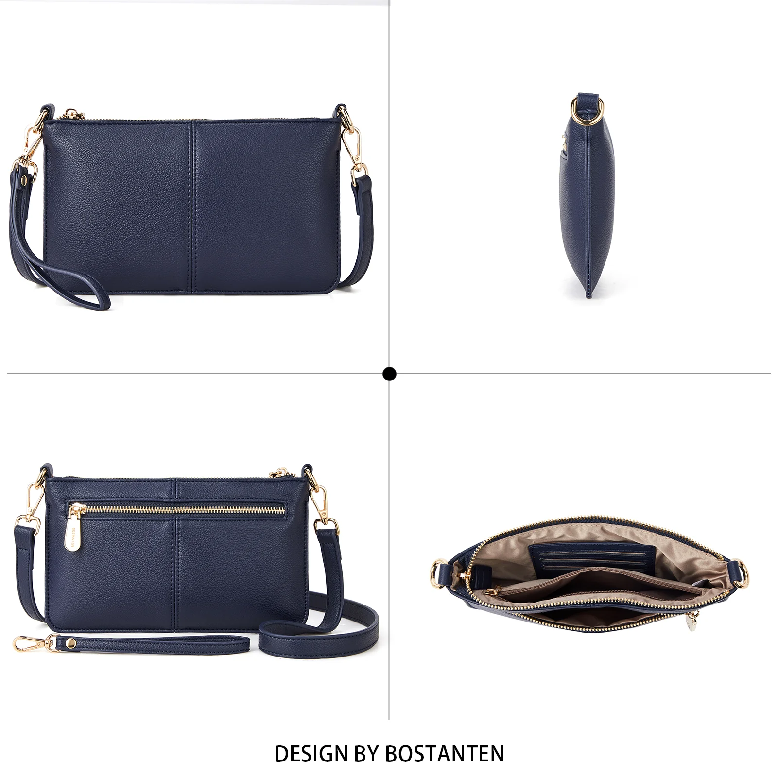 Nola  Chic and Sustainable - The Vegan Leather Envelope Clutch Purse - Image 37