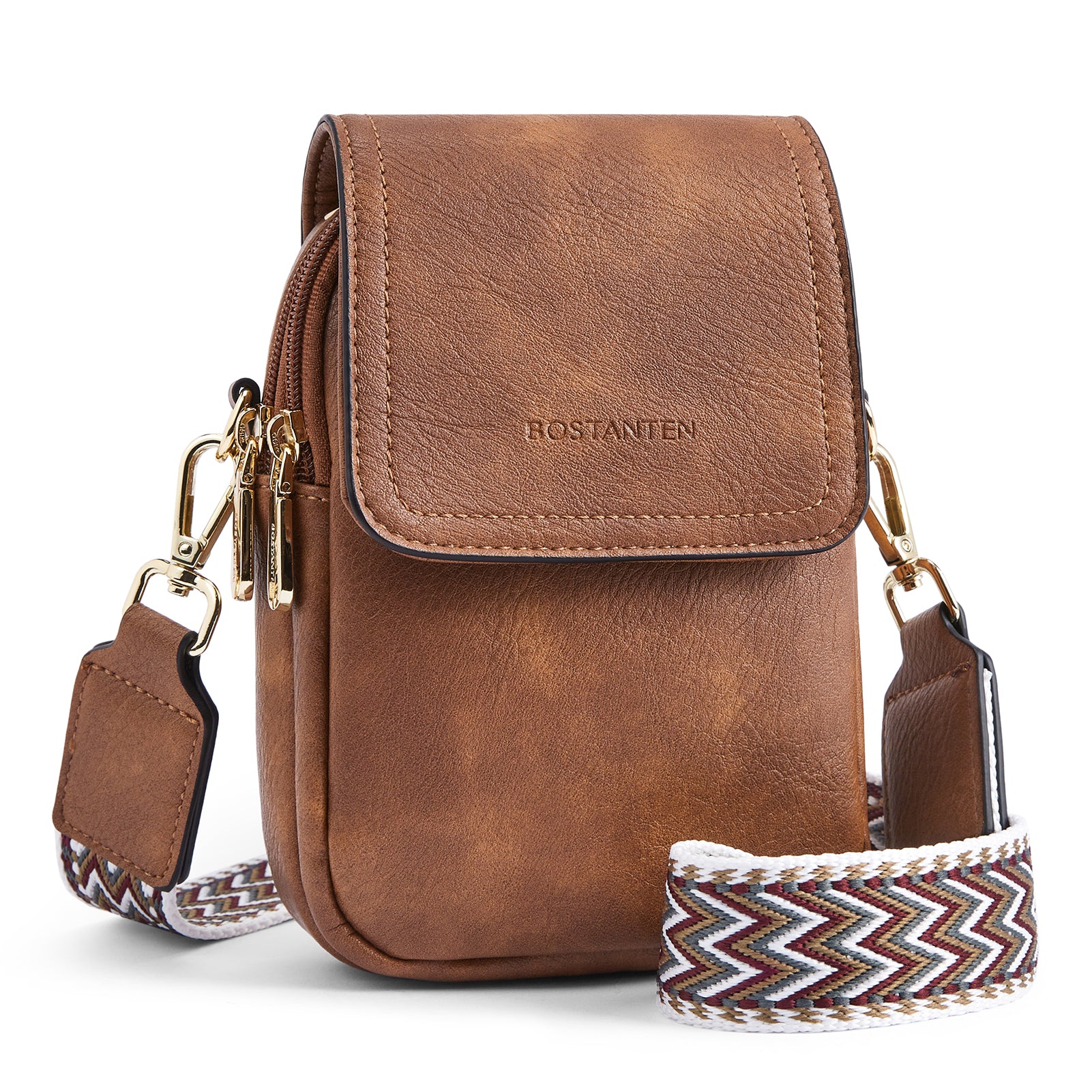 Phone Crossbody Bag – Chevron Pattern Strap - Image 16
