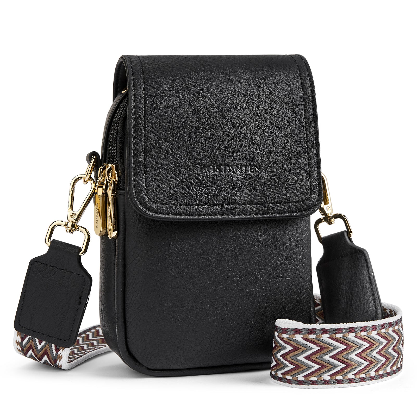 Phone Crossbody Bag – Chevron Pattern Strap - Image 23