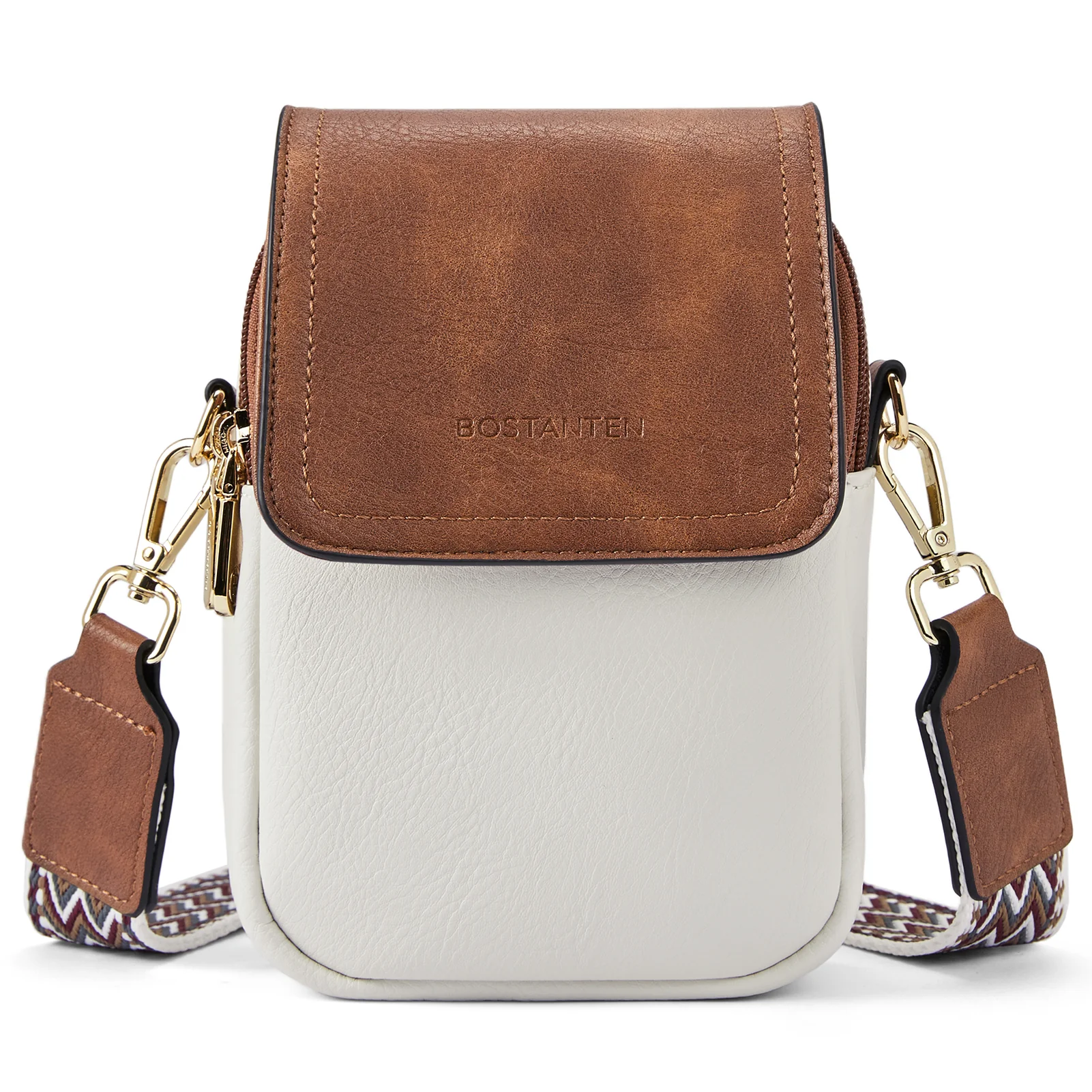 Phone Crossbody Bag – Chevron Pattern Strap - Image 3