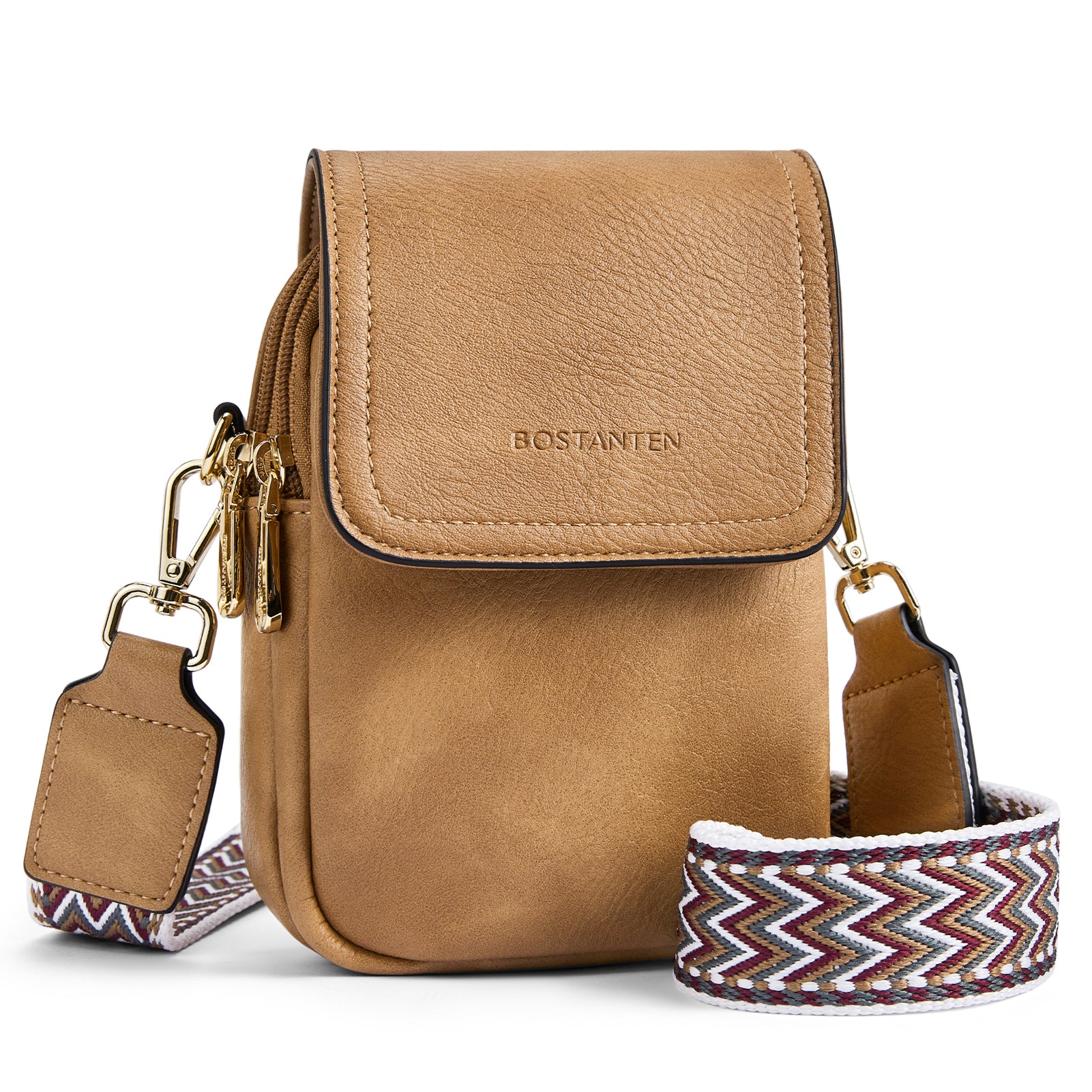 Phone Crossbody Bag – Chevron Pattern Strap - Image 31