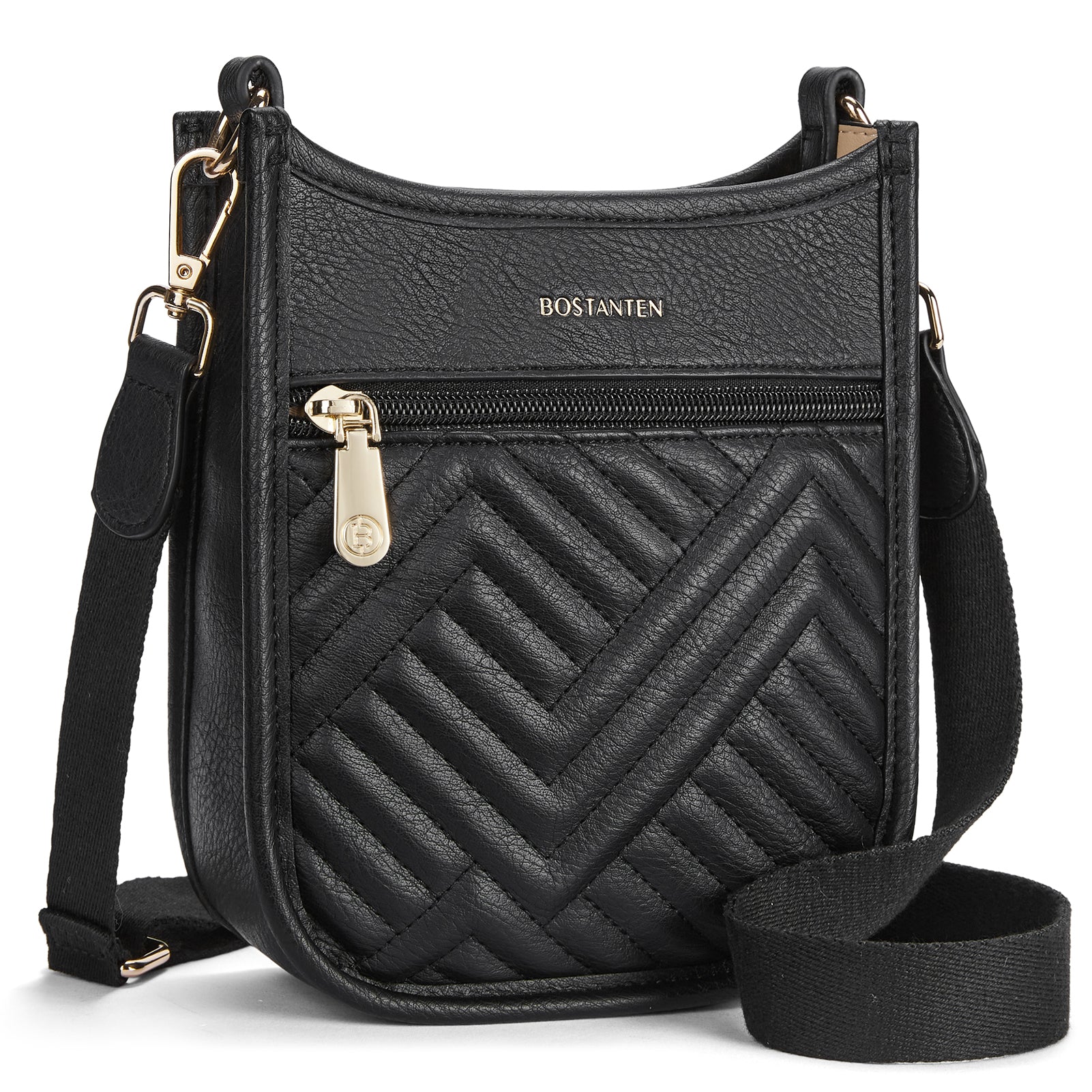 Quilted Leather Crossbody Phone Purse - Image 2