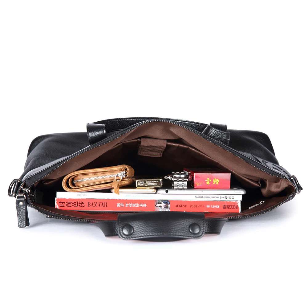 Morgan Genuine Leather Business Briefcase | 15.6'' Laptop - Image 10