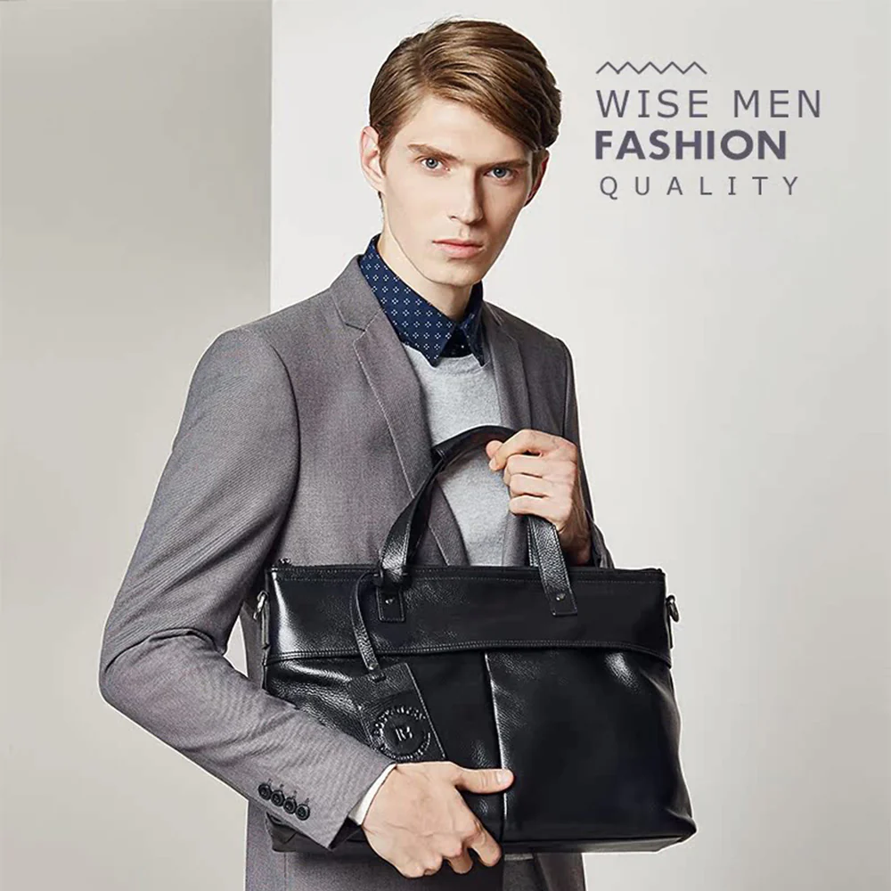 Morgan Genuine Leather Business Briefcase | 15.6'' Laptop - Image 2