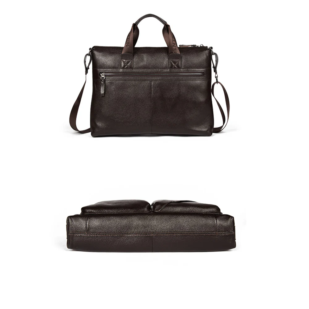 Royal Retro Premium Leather Classic Briefcase | 14‘’ Laptop - Image 11