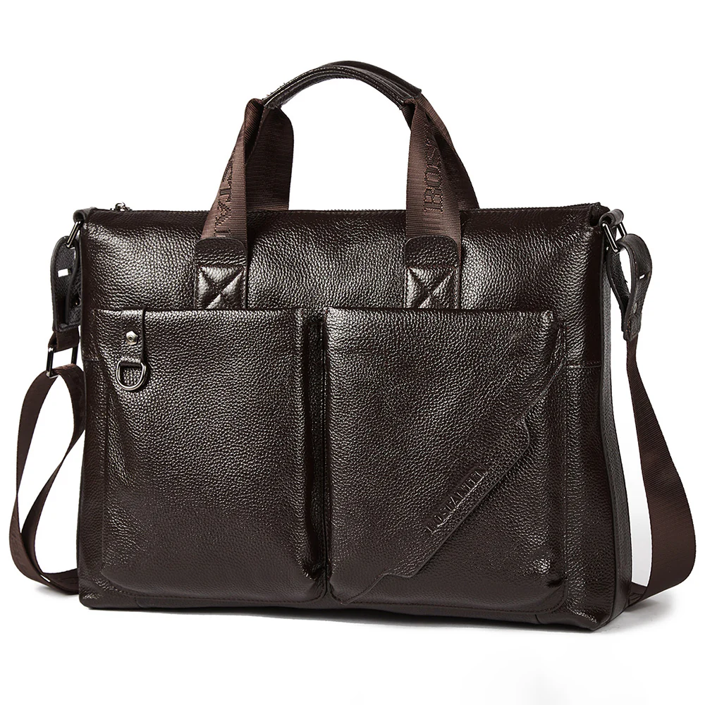 Royal Retro Premium Leather Classic Briefcase | 14‘’ Laptop - Image 12