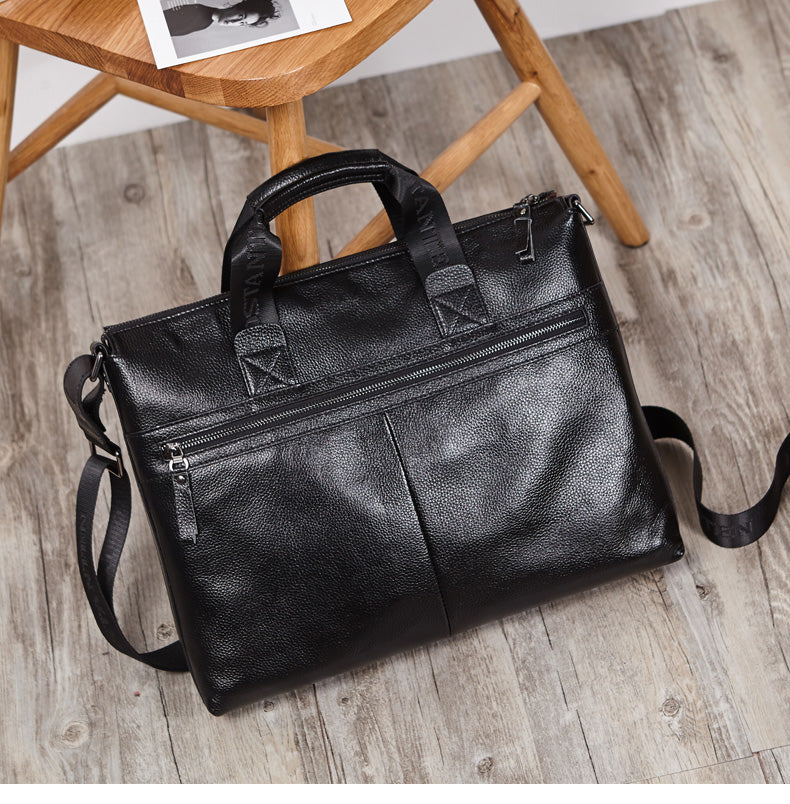 Royal Retro Premium Leather Classic Briefcase | 14‘’ Laptop - Image 16