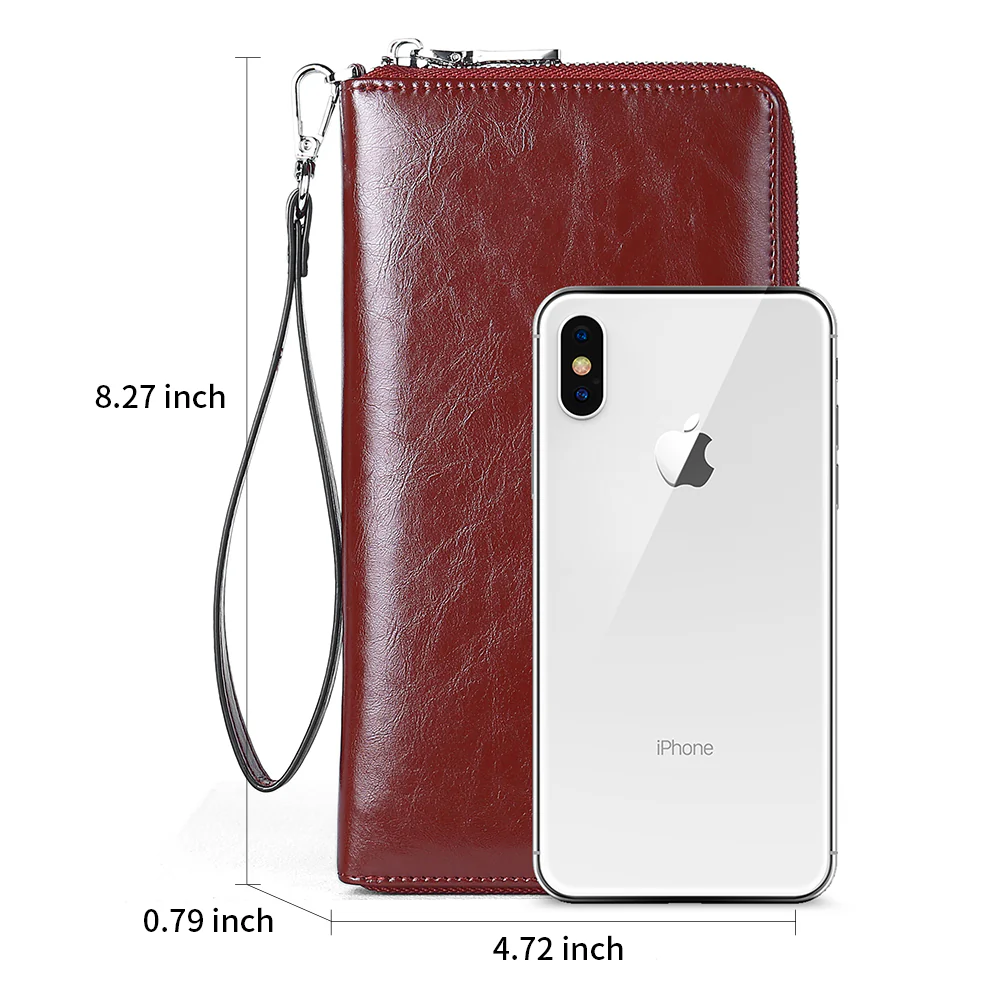 Rozenn Wallets with Wristlet Clutch - Image 14