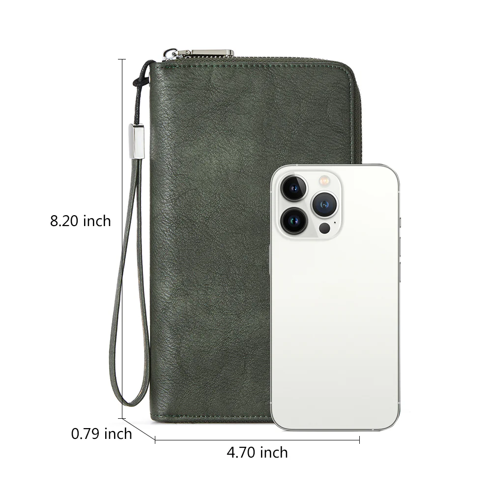 Rozenn Wallets with Wristlet Clutch - Image 16