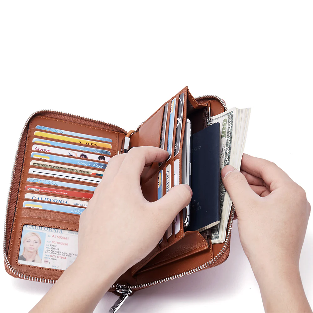 Rozenn Wallets with Wristlet Clutch - Image 23