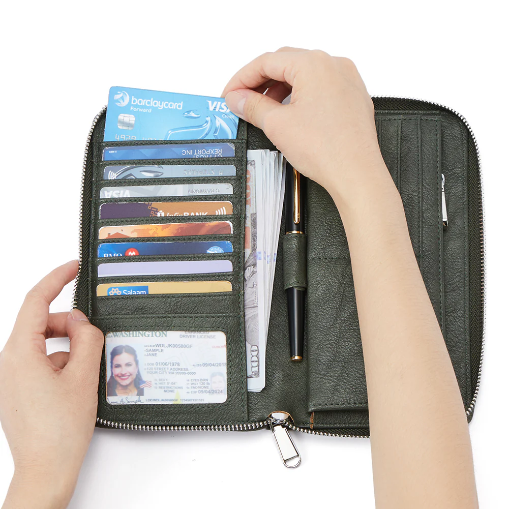 Rozenn Wallets with Wristlet Clutch - Image 25