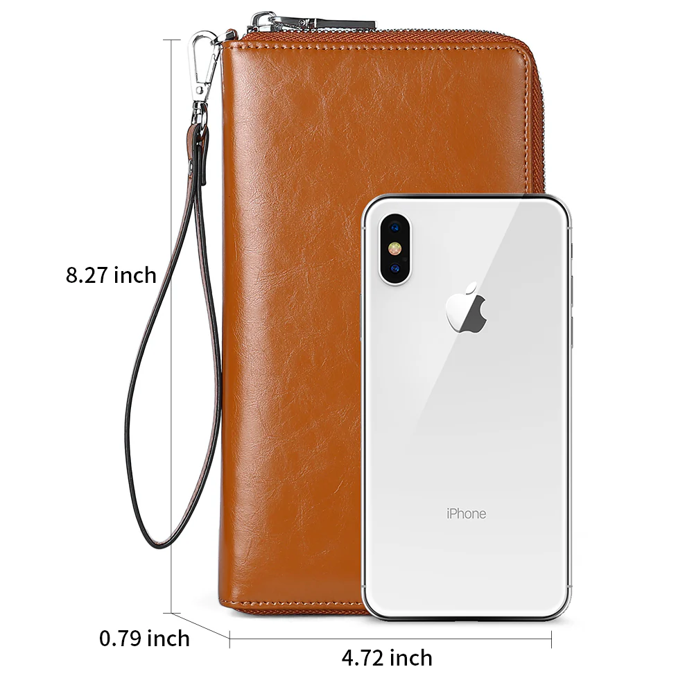 Rozenn Wallets with Wristlet Clutch - Image 4