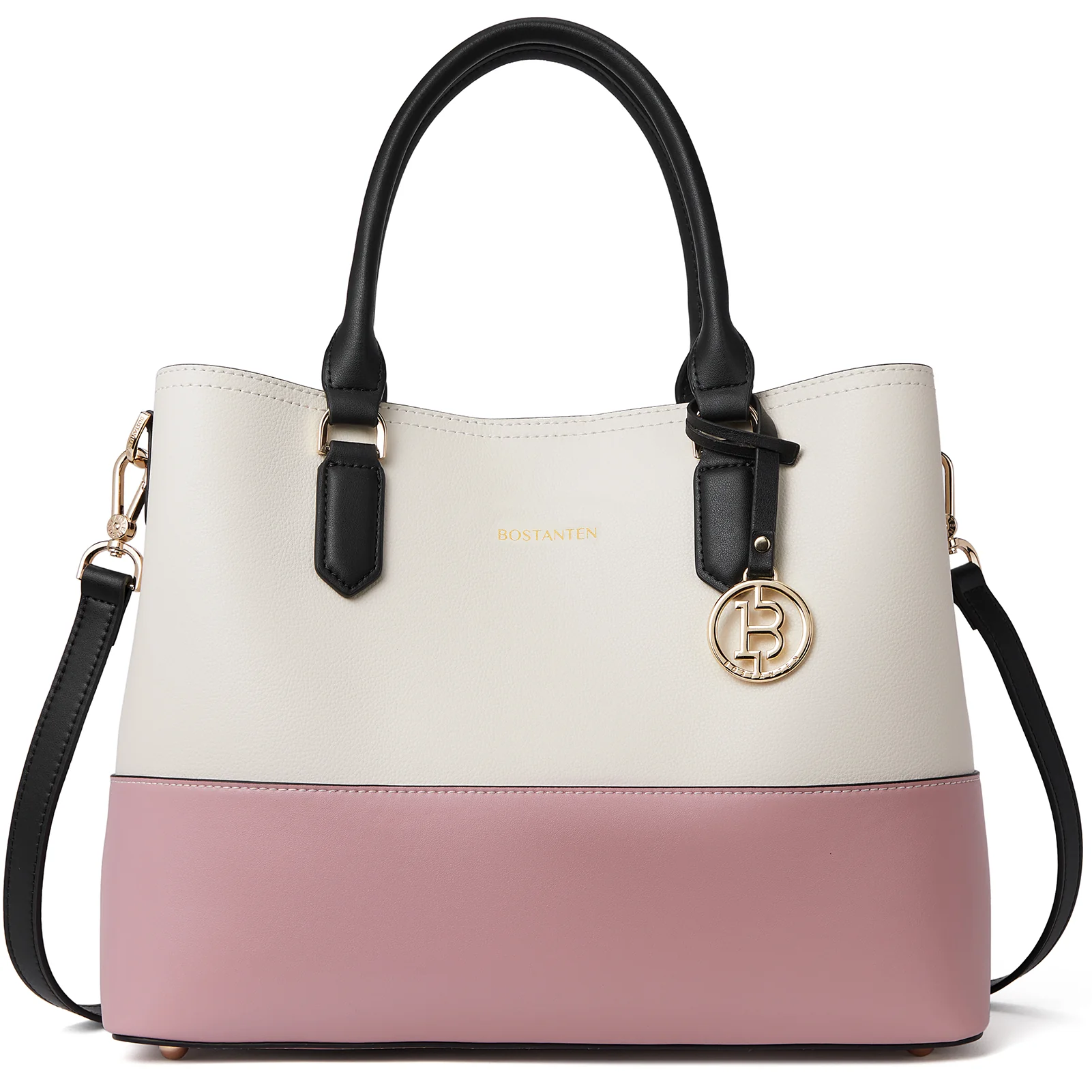 Satchel Handbags Leather Tote Purses Two Tone Designer Work Top Handle - Image 10