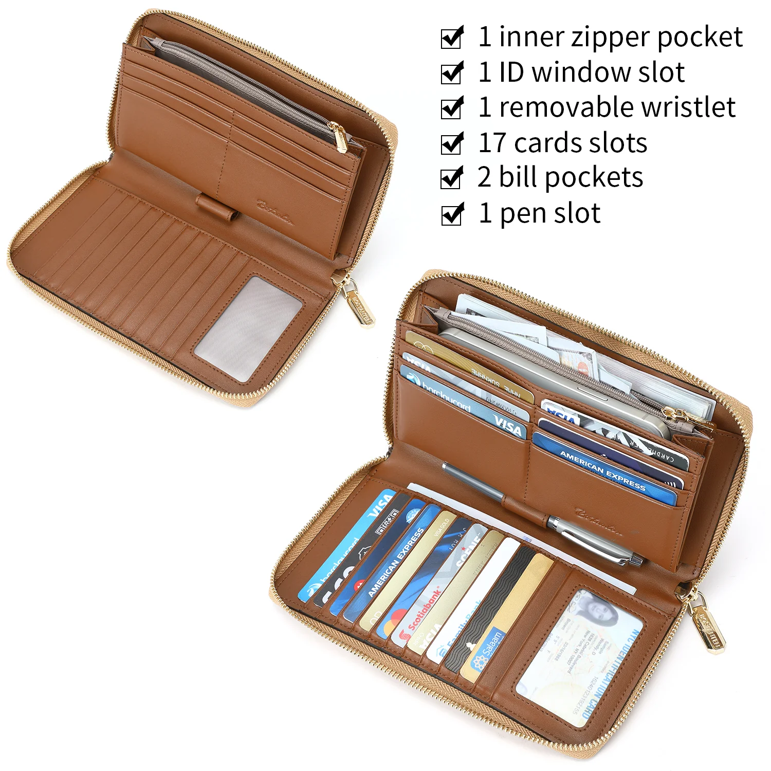 Savill Clutch Wristlet Wallet — Elegant Patterns - Image 11