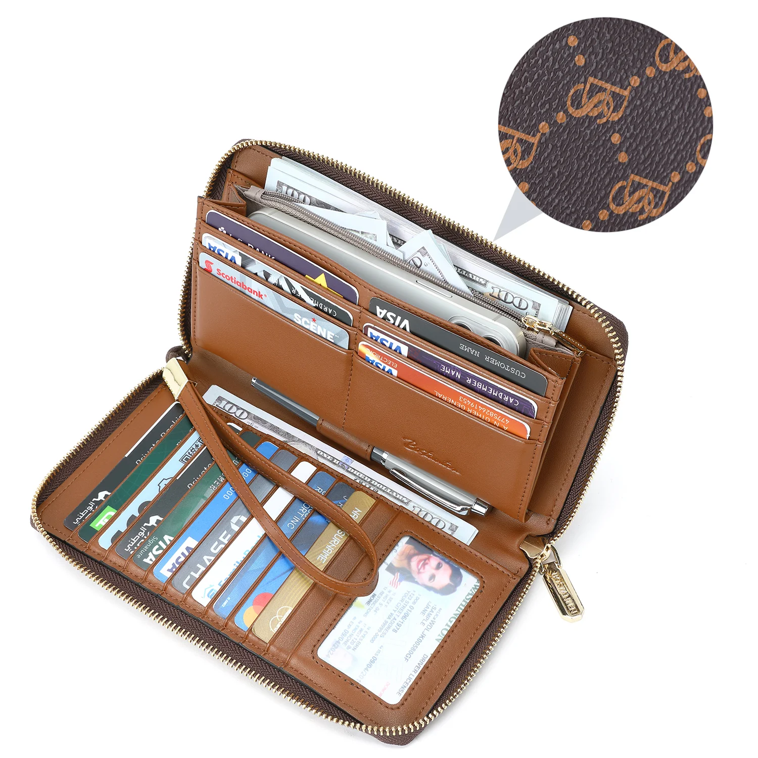 Savill Clutch Wristlet Wallet — Elegant Patterns - Image 22