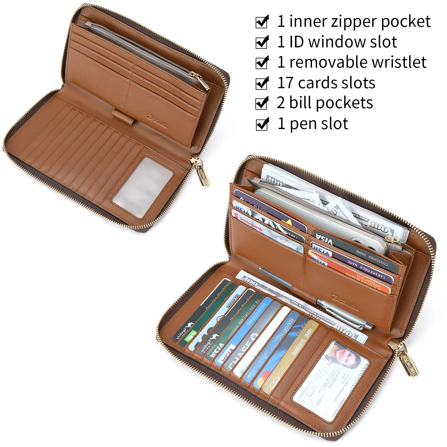 Savill Clutch Wristlet Wallet — Elegant Patterns - Image 24