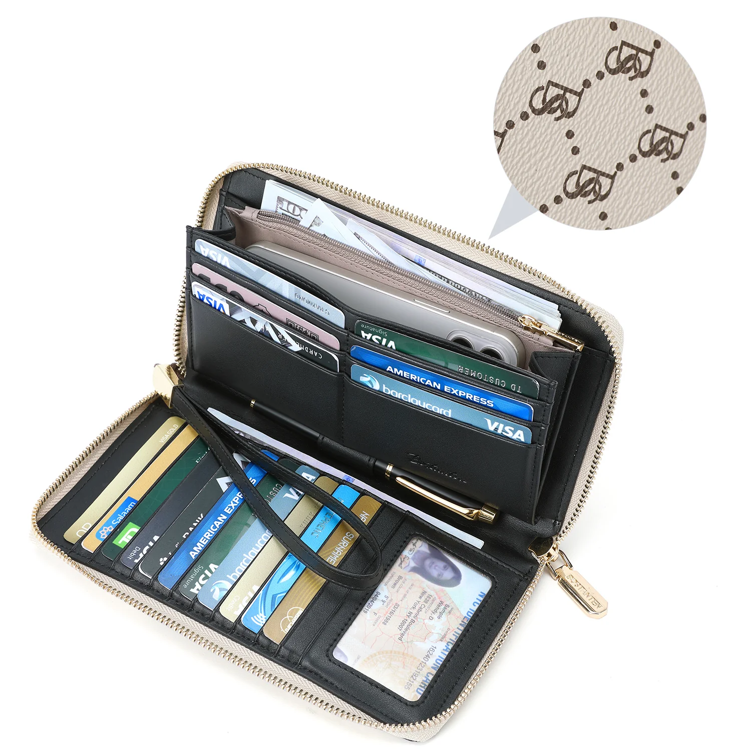 Savill Clutch Wristlet Wallet — Elegant Patterns - Image 4