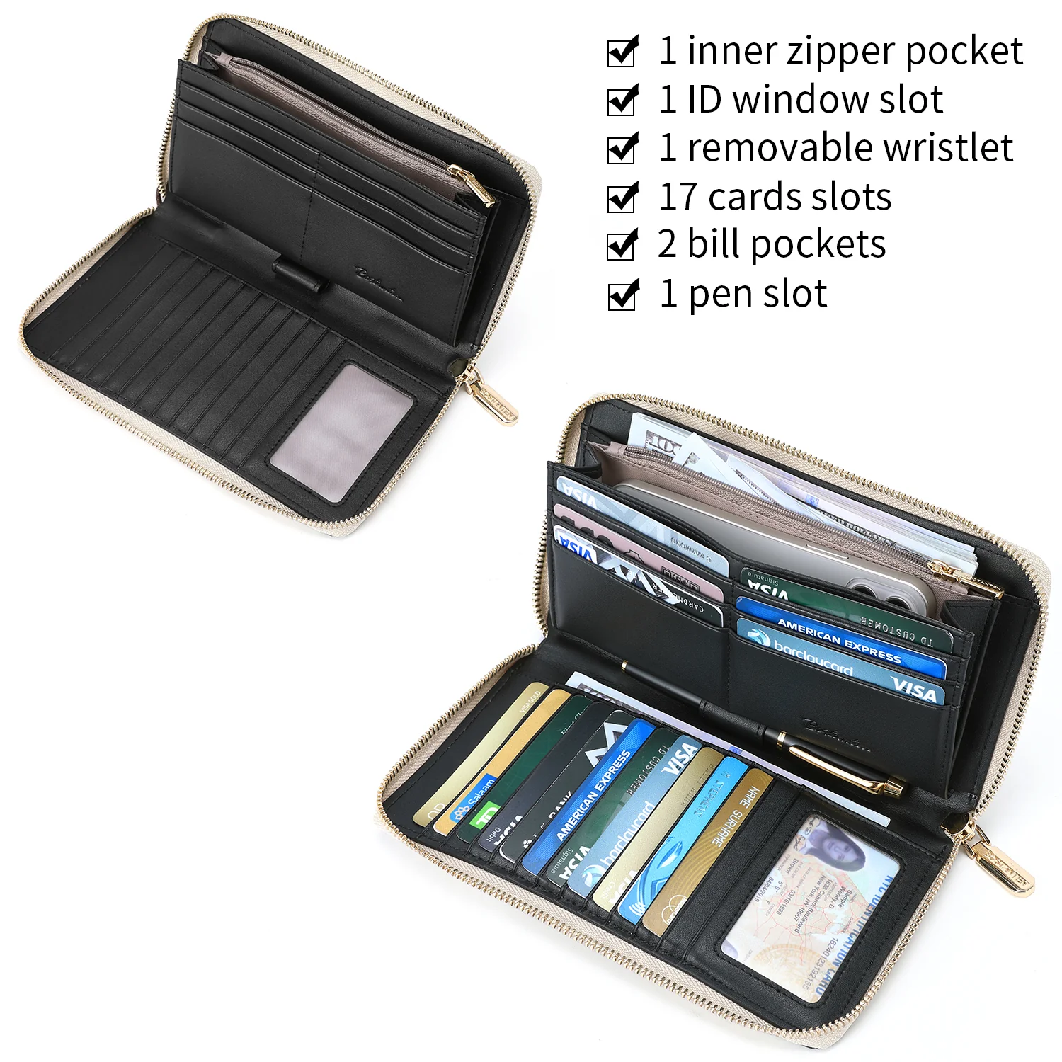 Savill Clutch Wristlet Wallet — Elegant Patterns - Image 6