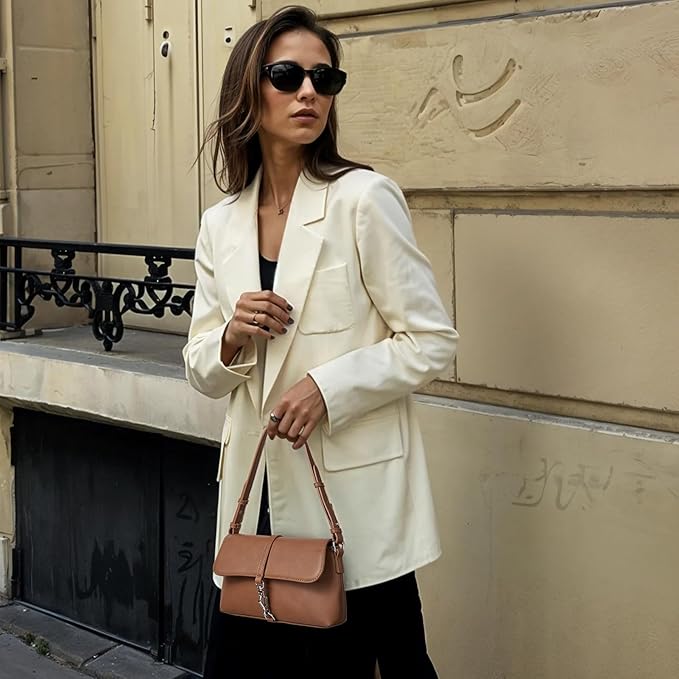 KWELI Chic Saddle Clasp Shoulder Bag - Image 2