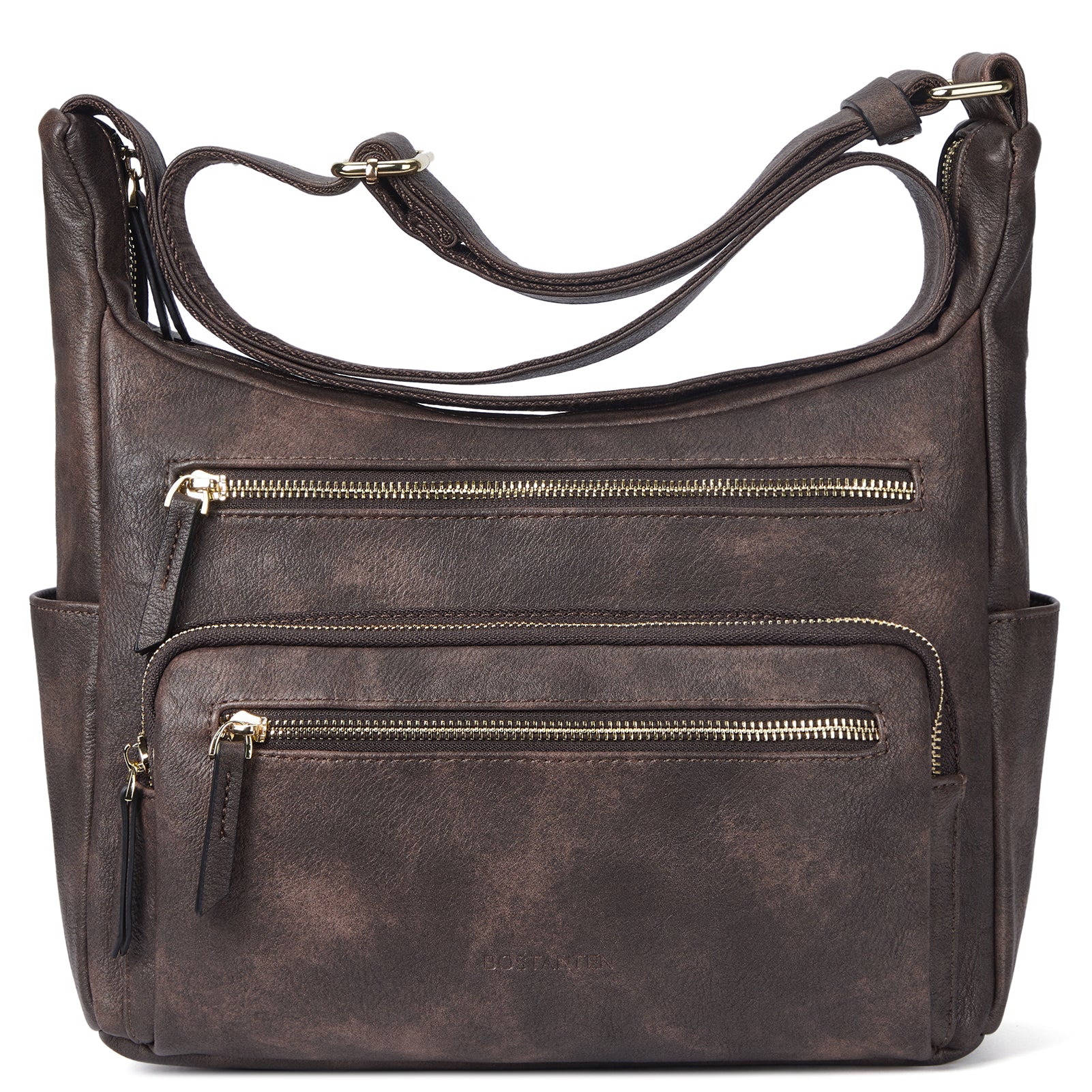 Evelyn Multi Pocket Shoulder Hobo Bag - Image 8