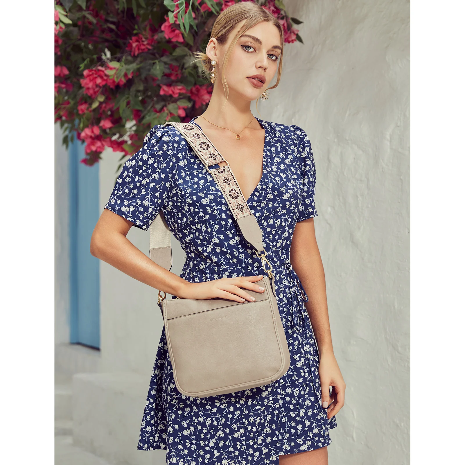 Nola Colorful straps Medium Hobo Crossbody Bag - Image 26